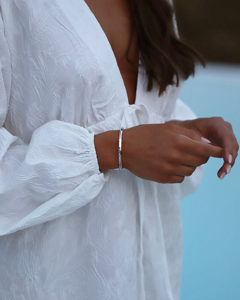 Opal Bangle Sterling Silver