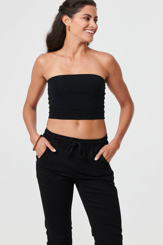 High Waist Skinny Cropped Trousers
