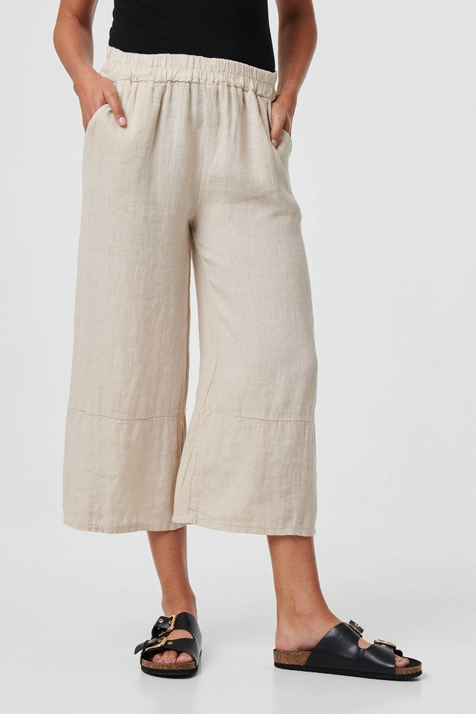 High Waist Stretchy Crop Trousers