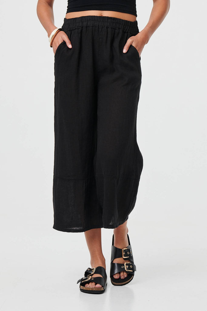 High Waist Stretchy Crop Trousers