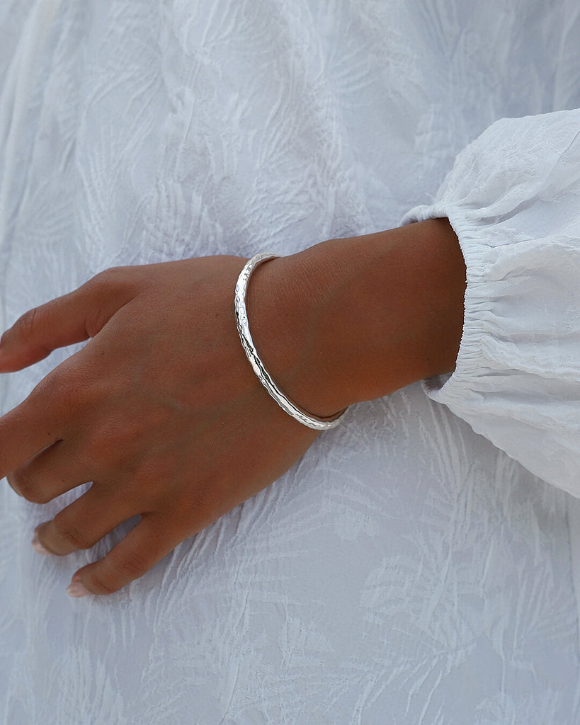 Opal Bangle Sterling Silver