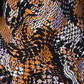 Animal Print 3/4 Sleeve Relaxed Top