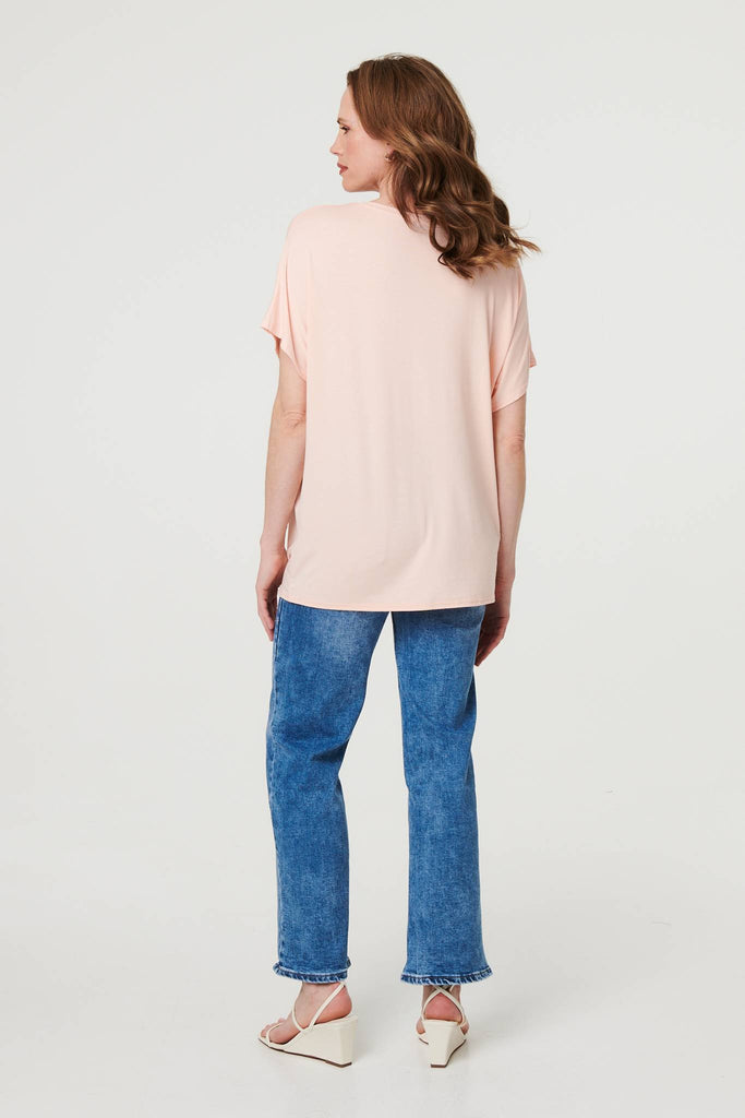 Sparkly Embellished Relaxed T-Shirt