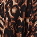 Animal Print 3/4 Sleeve Blouse Top
