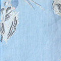 Floral 3/4 Turn-Up Sleeve Blouse