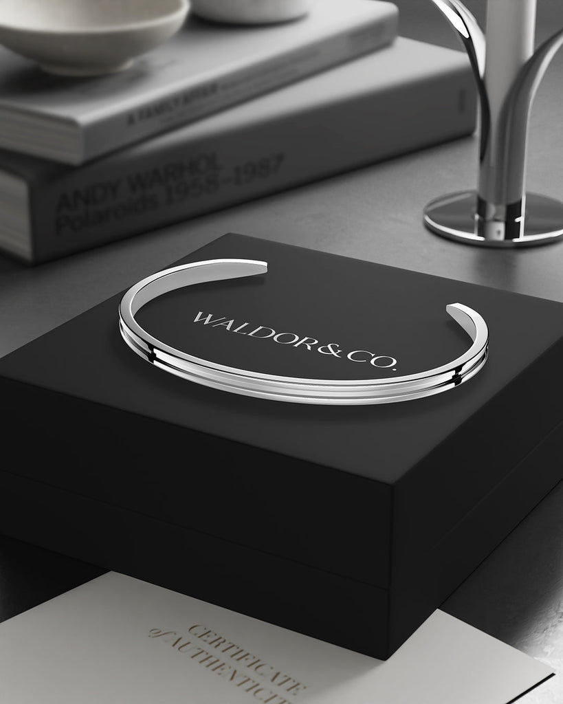 Demure Bangle Sterling Silver