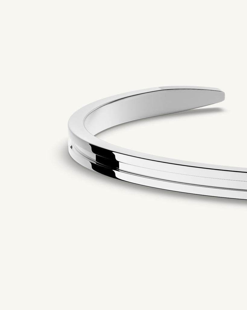 Demure Bangle Sterling Silver