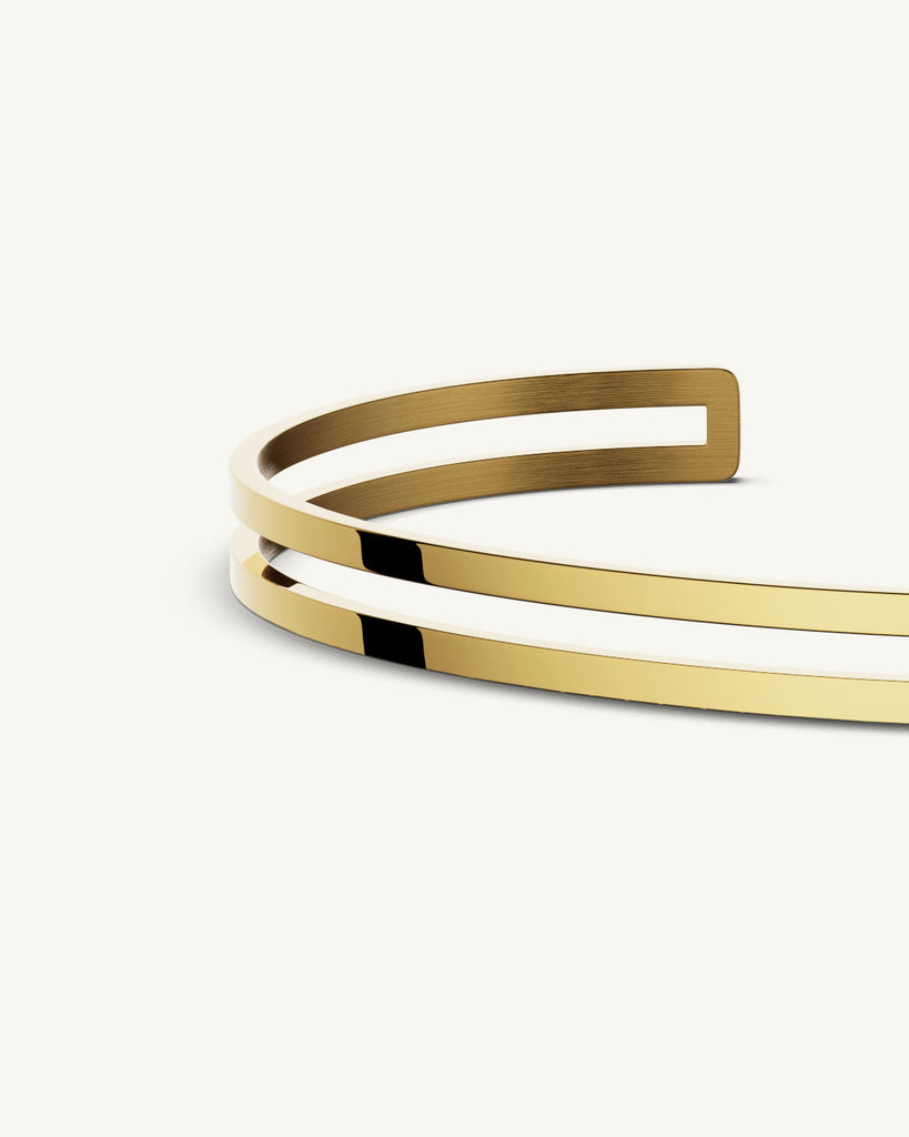 Dual Bangle Polished
