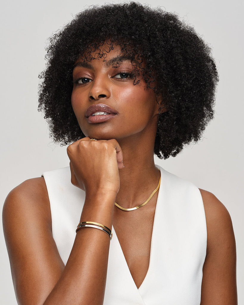 Dual Bangle Polished