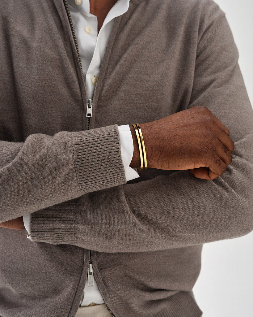 Dual Bangle Polished