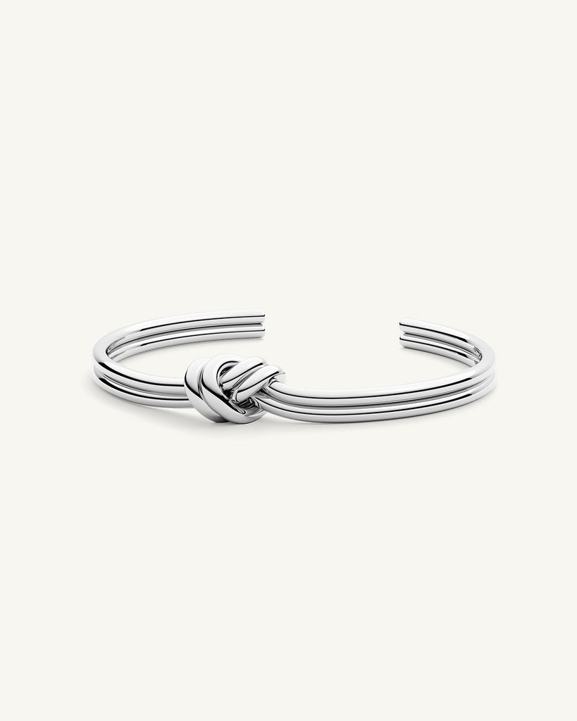 Dual Knot Silver Set