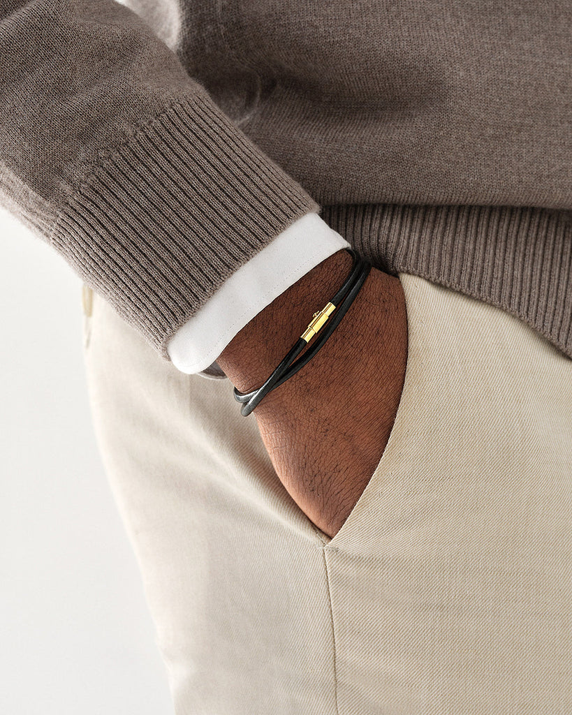 Dual Leather Bracelet