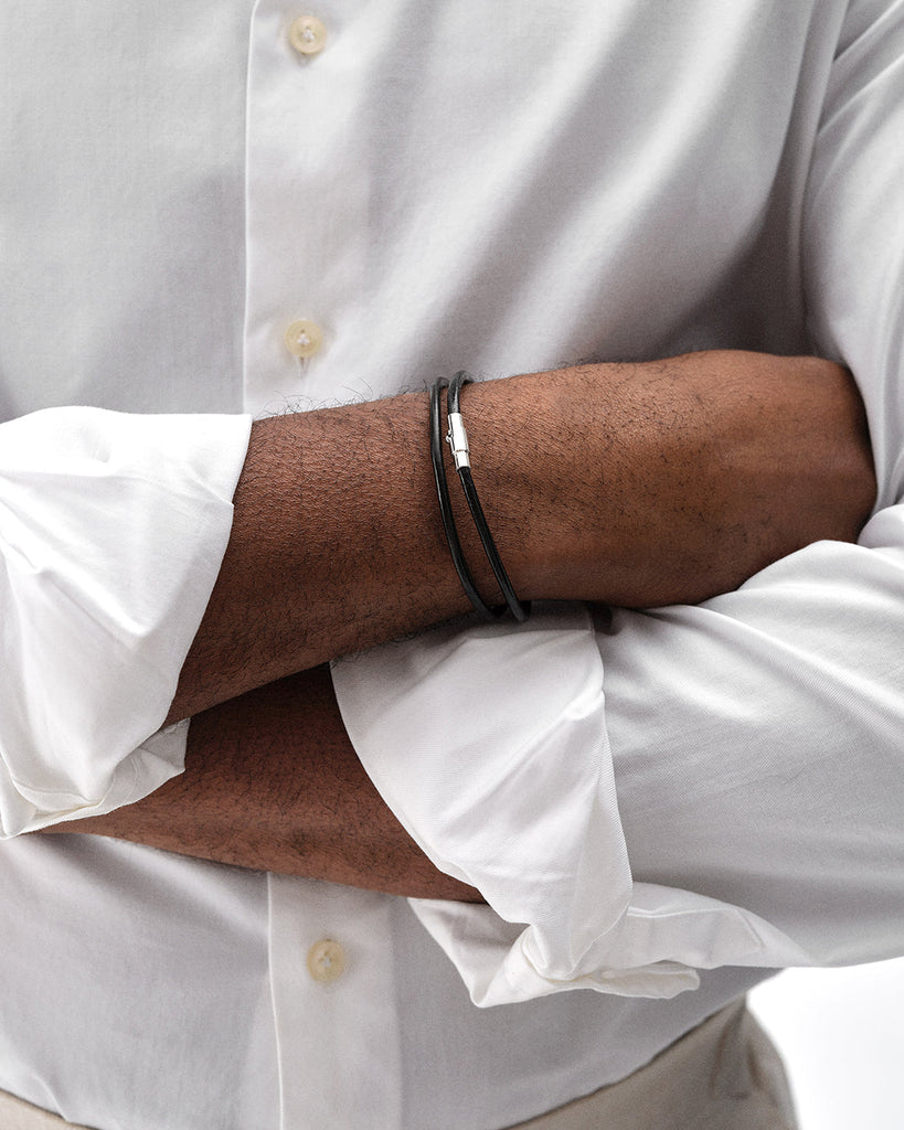 Dual Leather Bracelet