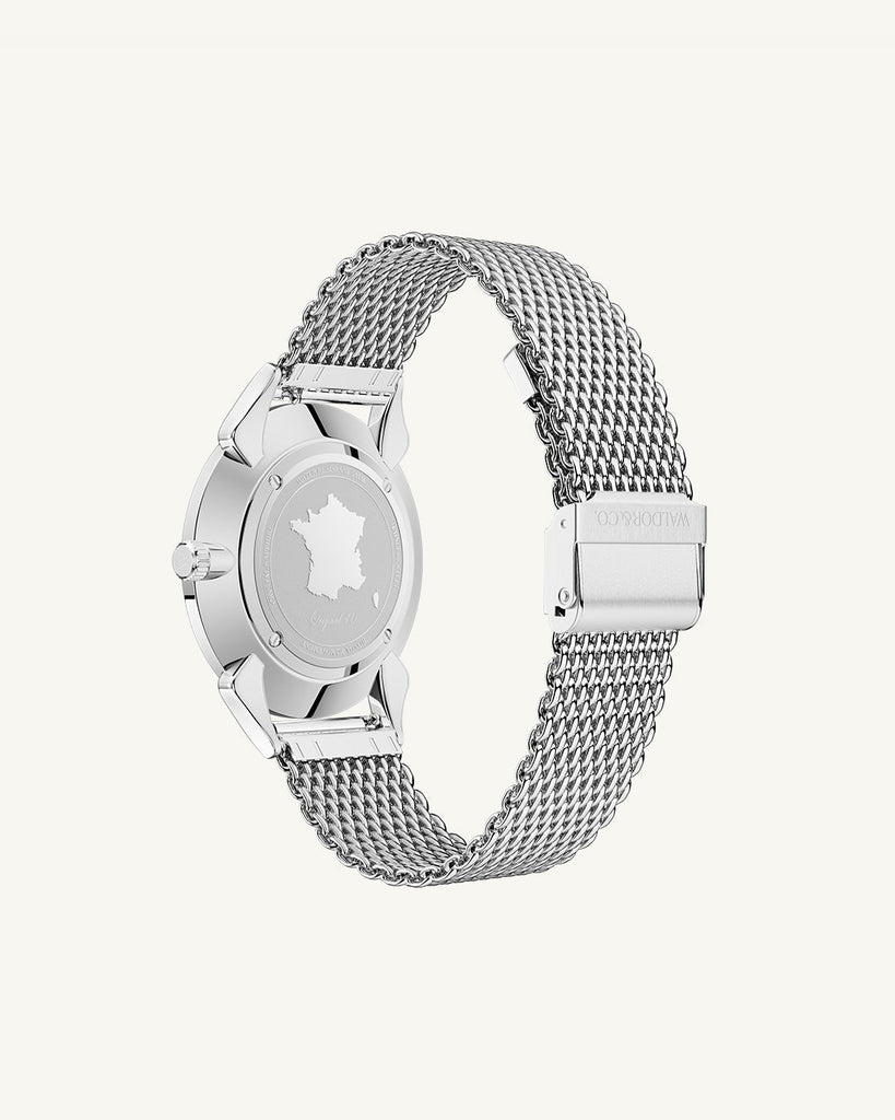 Silver Mesh Strap 20 mm