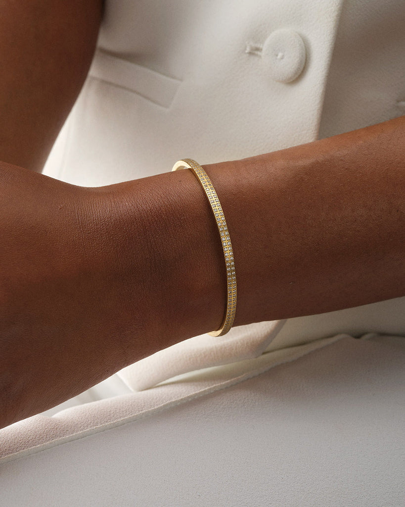 Pavè Bangle Polished