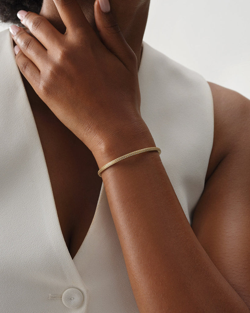 Pavè Bangle Polished