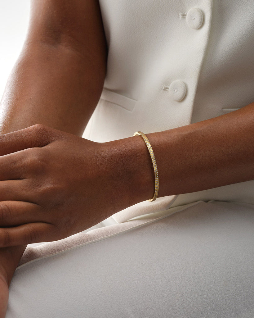 Pavè Bangle Polished