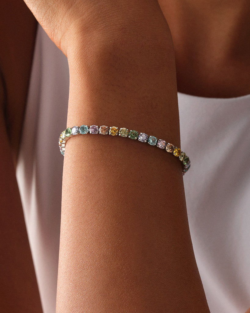 Tennis Rainbow Chain Polished