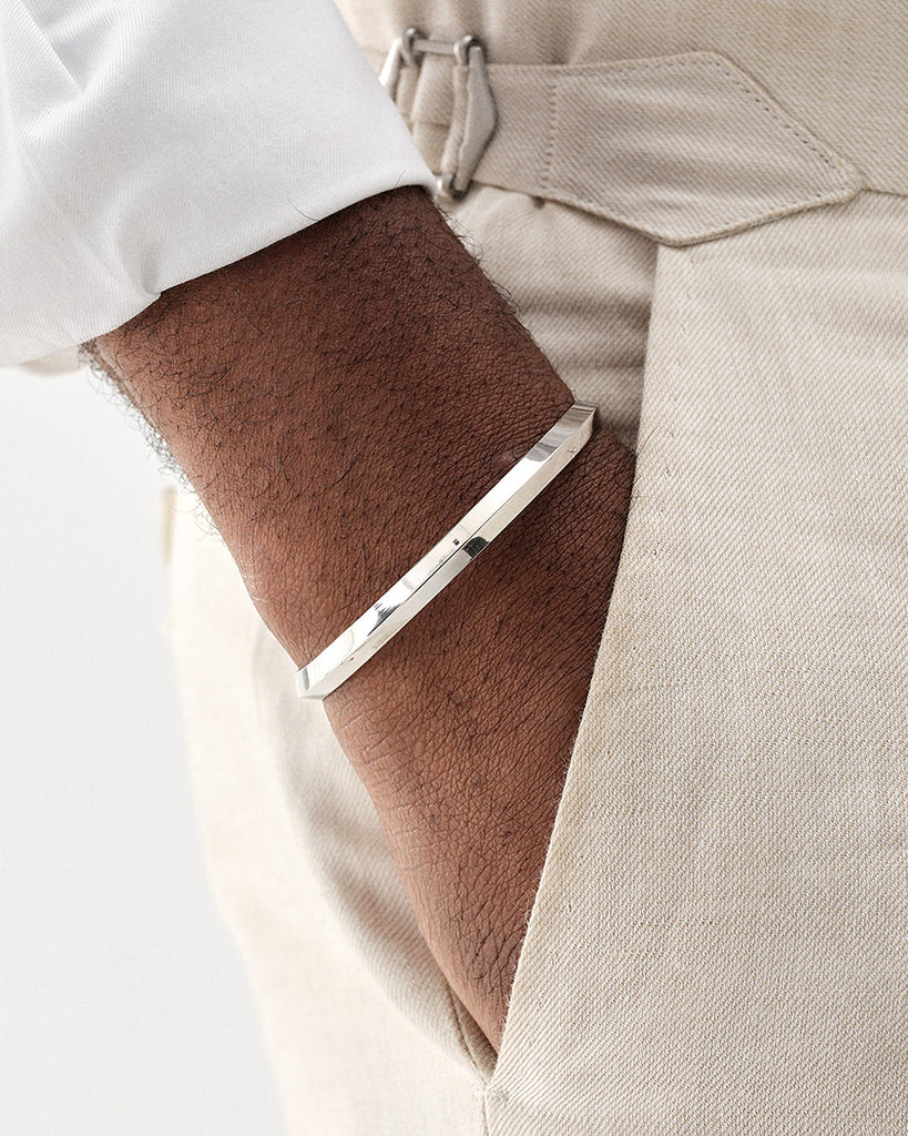 Triangle Bangle Polished